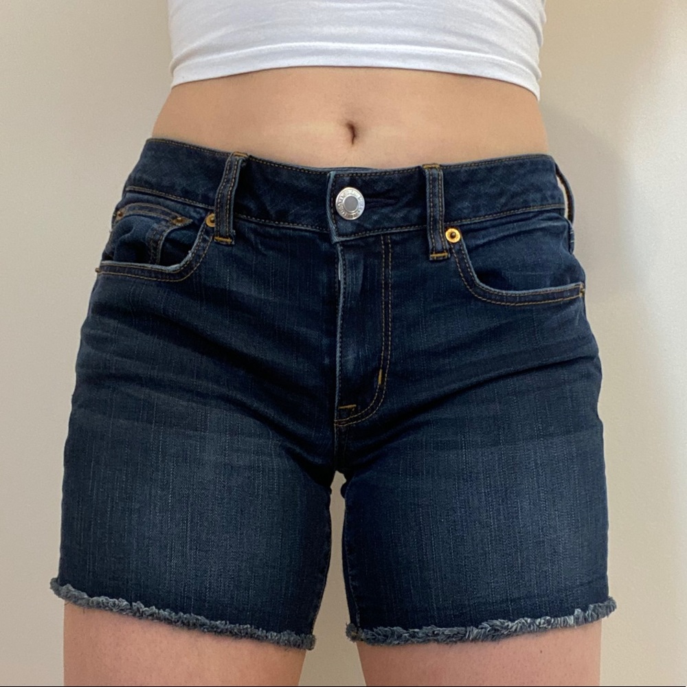 Dark Jean shorts